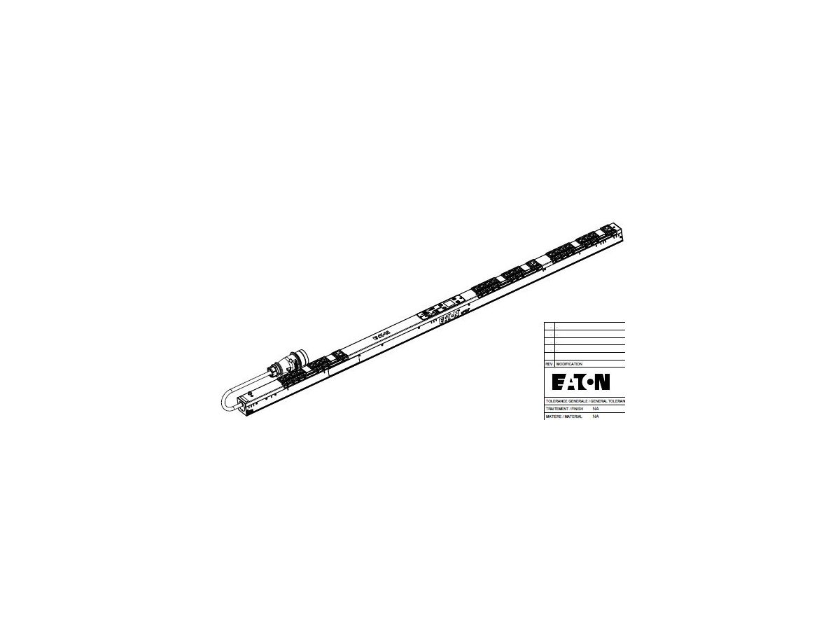Eaton ePDU G3 Metered Outlet EPDU MO 0U (309 16A 3P) 21xC13: 3xC19