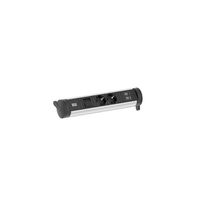 BACHMANN CYCLE Base 2xCEE7/3 1xinterrupteur 1xUSB A/C 22W 0,2m GST18, Mesure par phase, Diffmessung