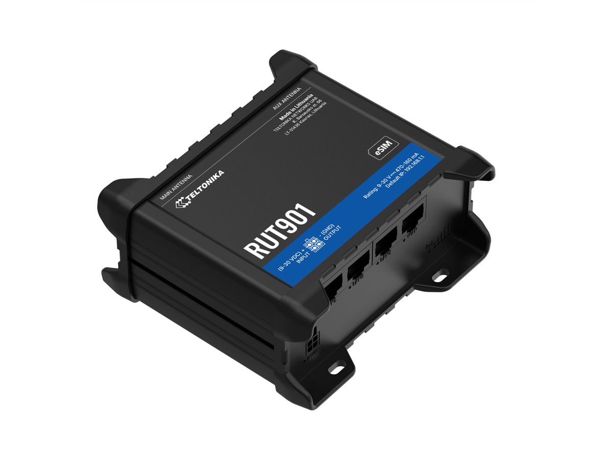 TELTONIKA RUT901 Routeur LTE/4G avec eSIM