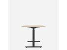WRK21 Schreibtisch Smart 140 x 80 cm, Höhenverstellbar, Mandal Ahorn / Schwarz