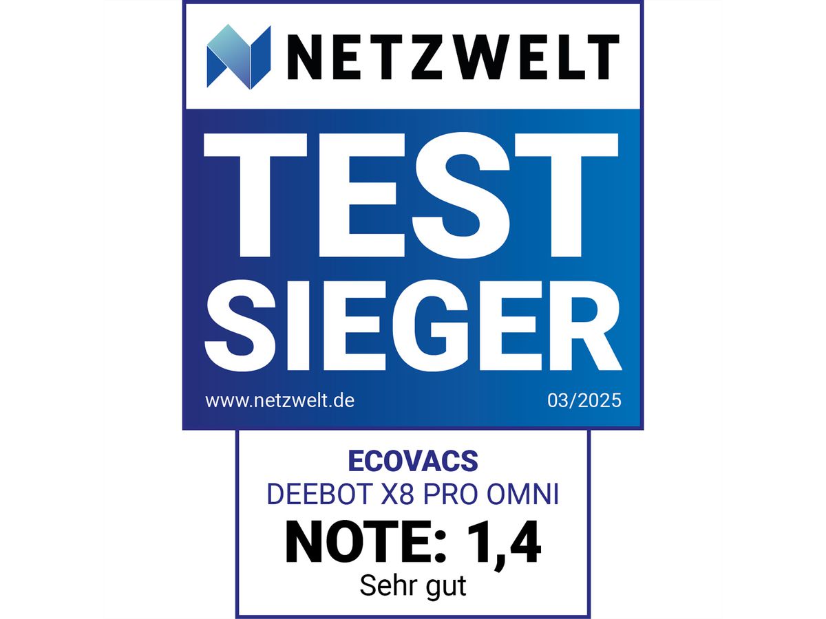 Ecovacs Saugroboter DEEBOT X8 PRO OMNI, schwarz
