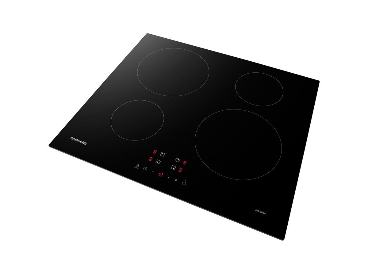 Samsung Induktionskochfeld 60cm, 2 Kochzonen à Ø14cm & 2 Kochzonen àØ22cm