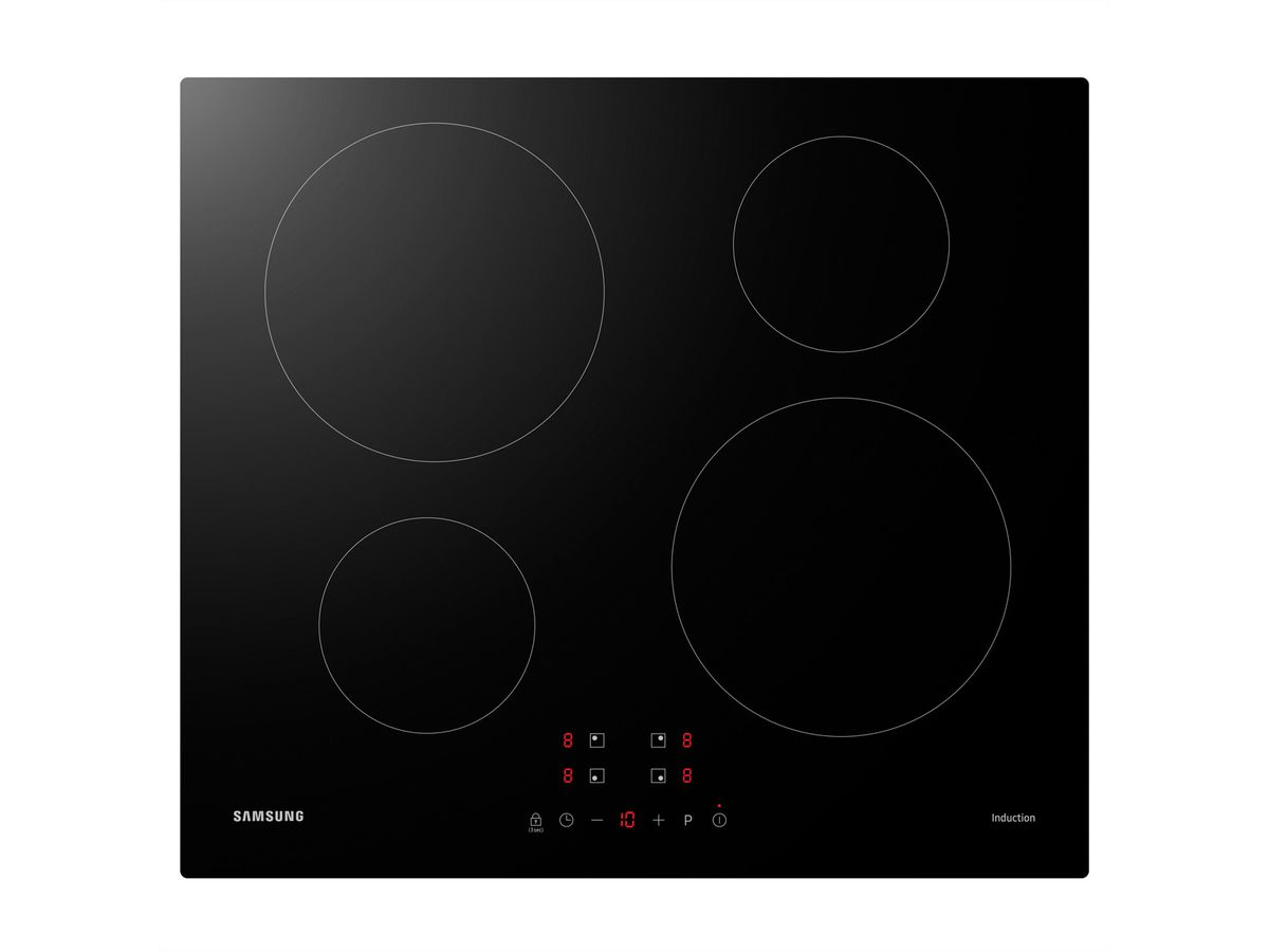 Samsung Induktionskochfeld 60cm, 2 Kochzonen à Ø14cm & 2 Kochzonen àØ22cm