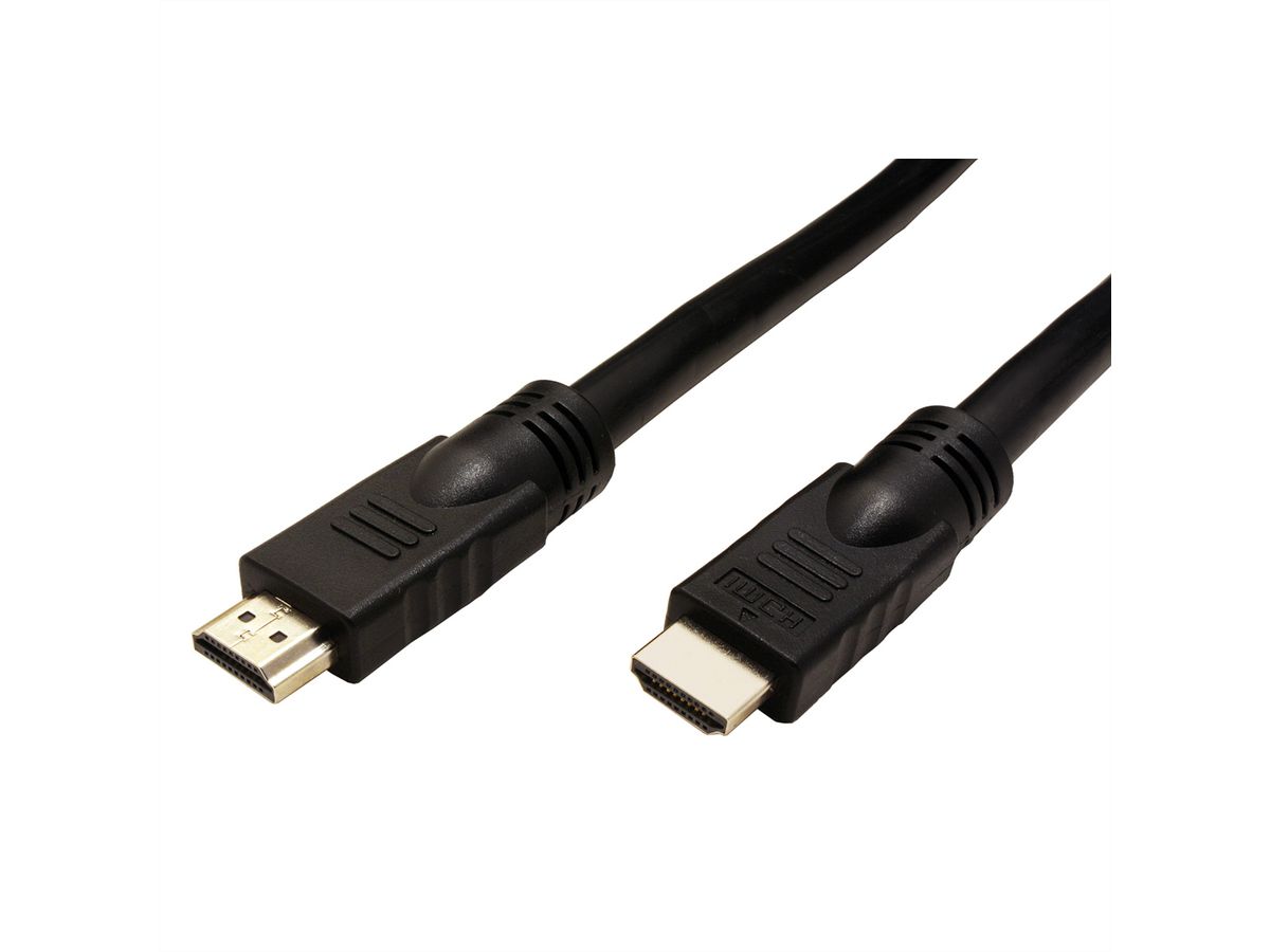 ROLINE UHD HDMI 4K Kabel, mit Repeater, 10 m