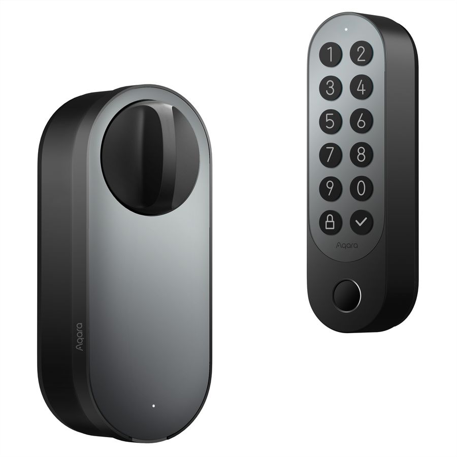 Aqara Smart Türschloss U200 Kit, Schwarz