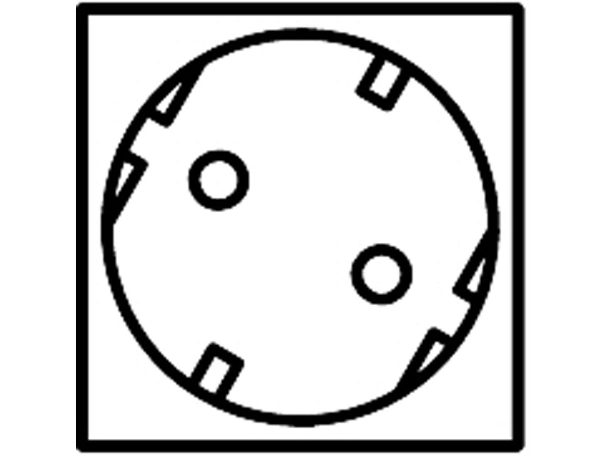 SCHROFF Schutzkontakt-Steckdosenleiste - STDL.Schutzkontakt 6D.FI+SCH.438,5L