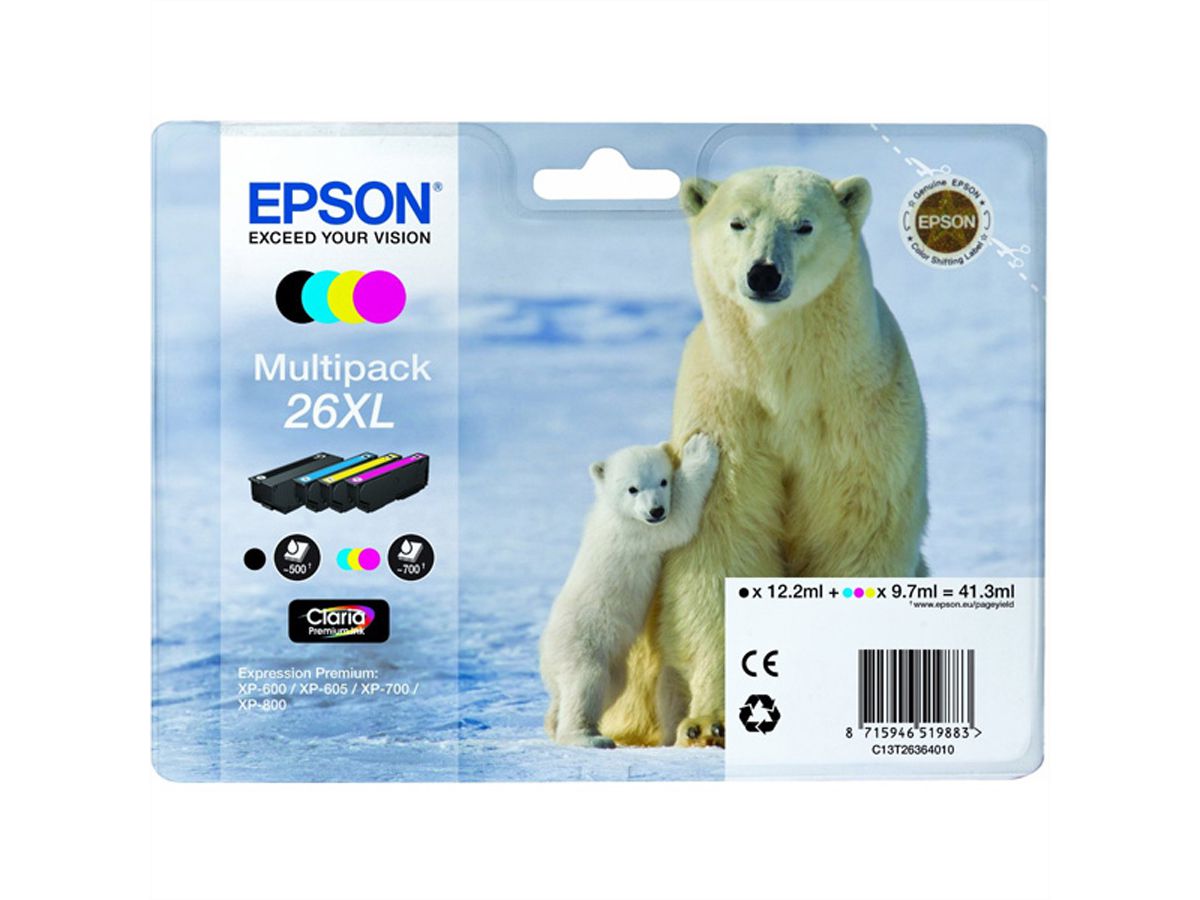 Epson 26XL Multipack - cartouche d'impression