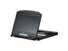 ATEN CL3800NW KVM-Konsole USB HDMI DVI VGA Dual Rail, UK-Layout