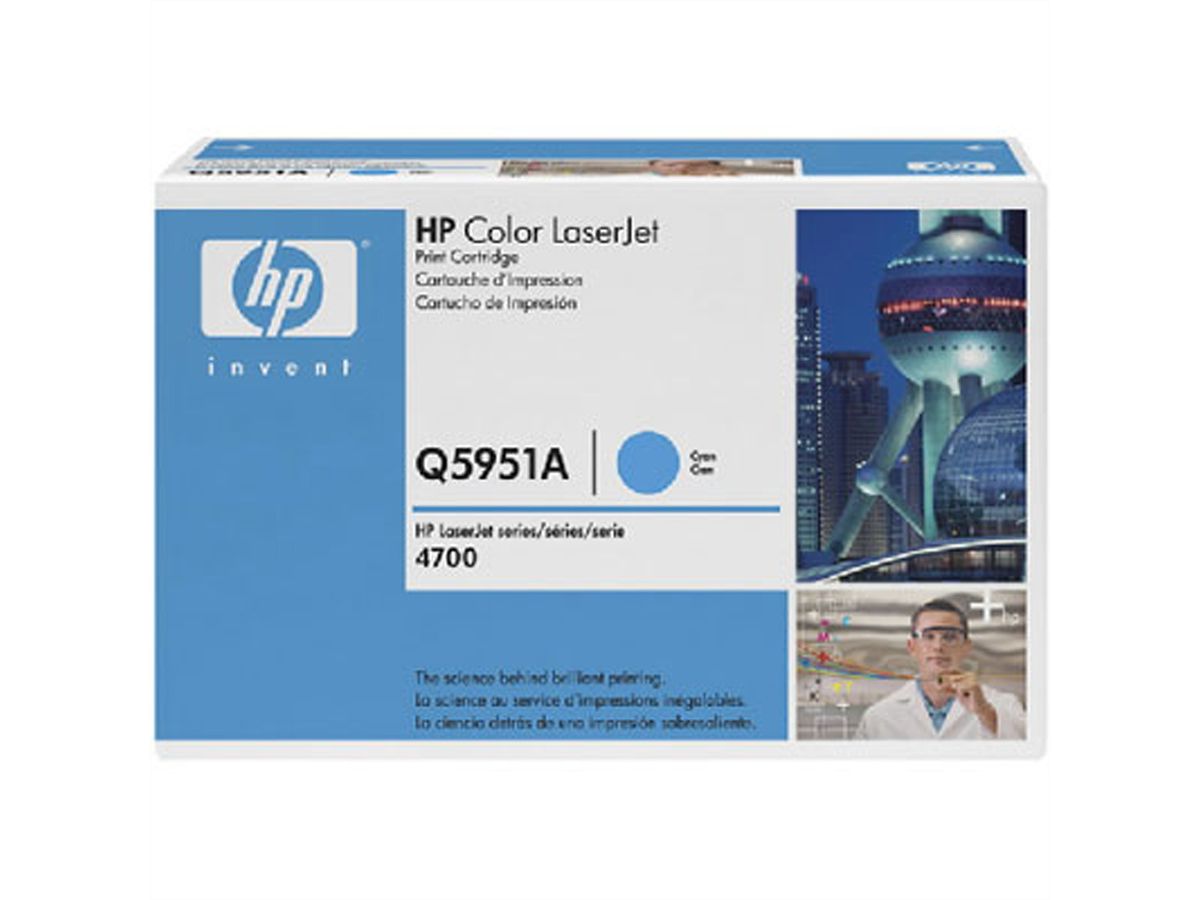 HP Q5951A Color LaserJet Druckkassette cyan, ca. 10.000 Seiten