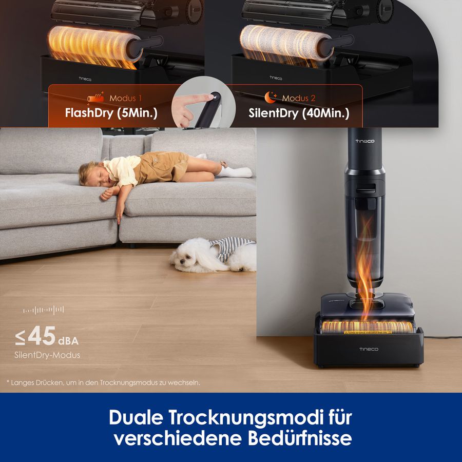 Tineco FLOOR ONE S7 Stretch Steam Plus , Nass-Trockensauger
