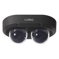 i-PRO 2x4K AI OUTDOOR VANDAL Multi-Sensor Kamera, schwarz