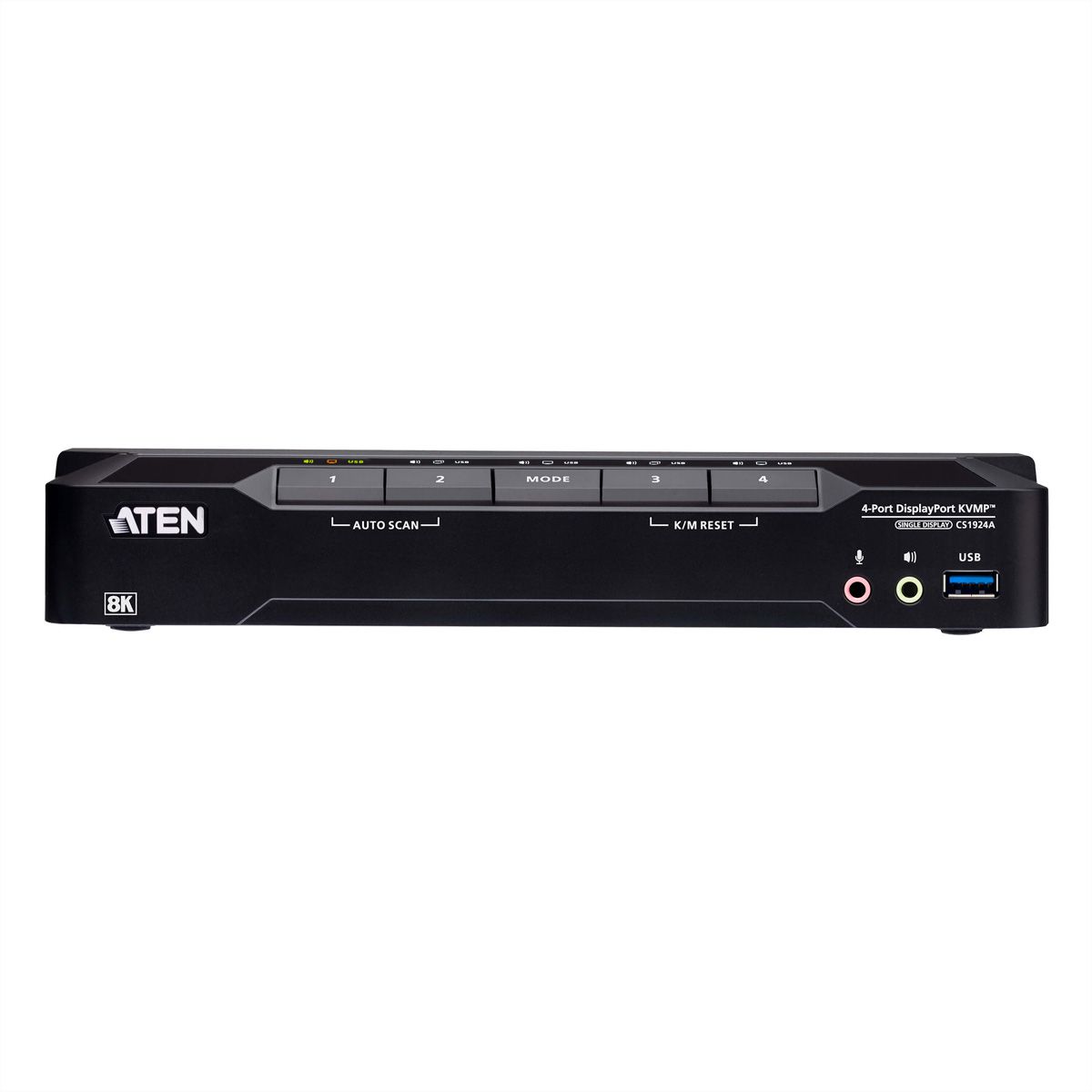 ATEN CS1924A 4-Port USB 3.0 8K DisplayPort KVM Switch