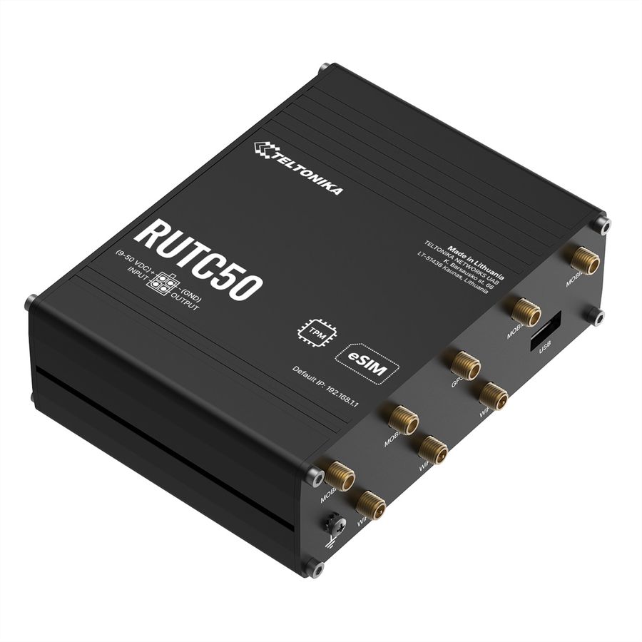 TELTONIKA RUTC50 WI-FI 6 5G Router eSIM