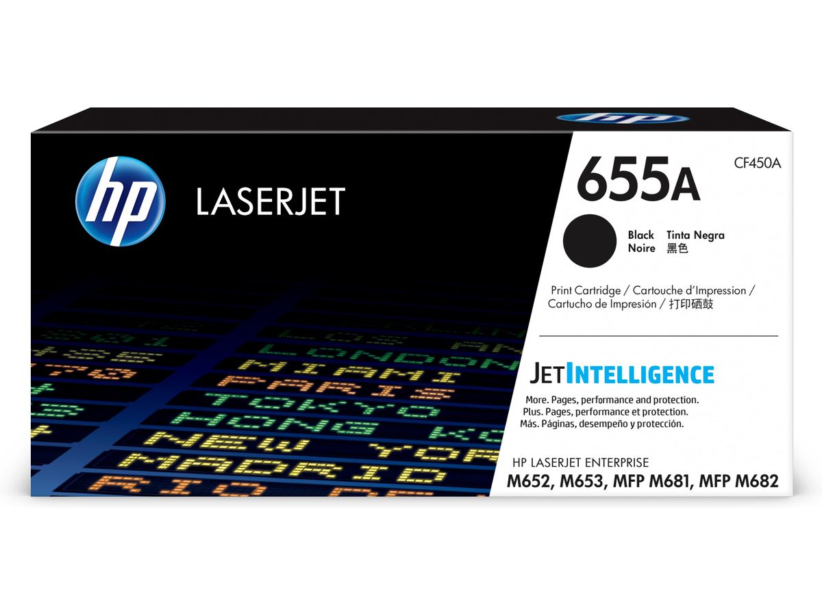 HP 655A Toner noir LaserJet authentique