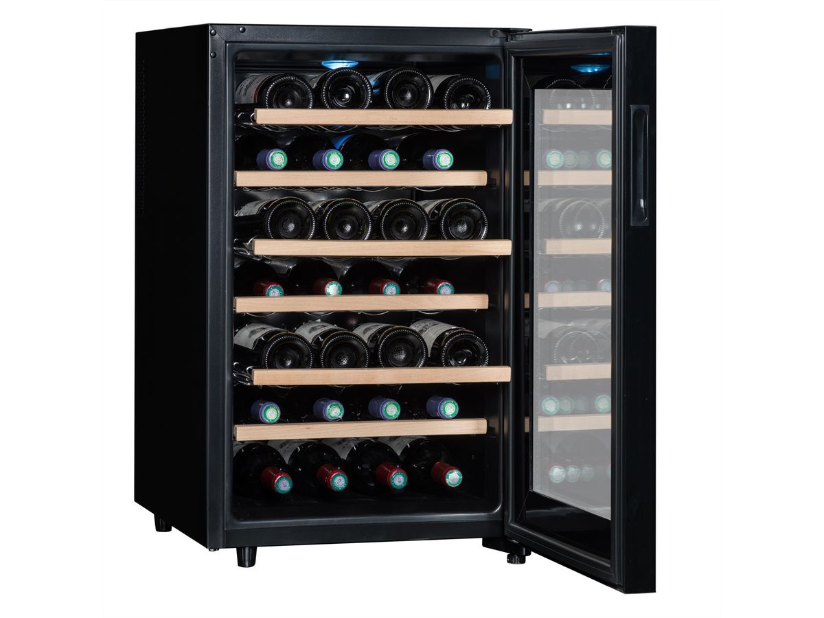 Climadiff Weinkühlschrank CC28, Freistehend, 1 Zone, 28 Flaschen