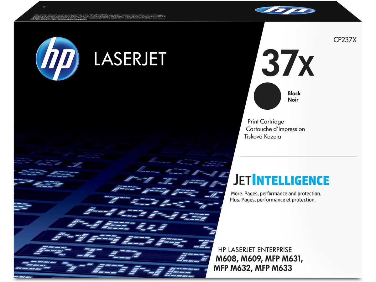 HP Cartouche de toner noir authentique 37X LaserJet grande capacité