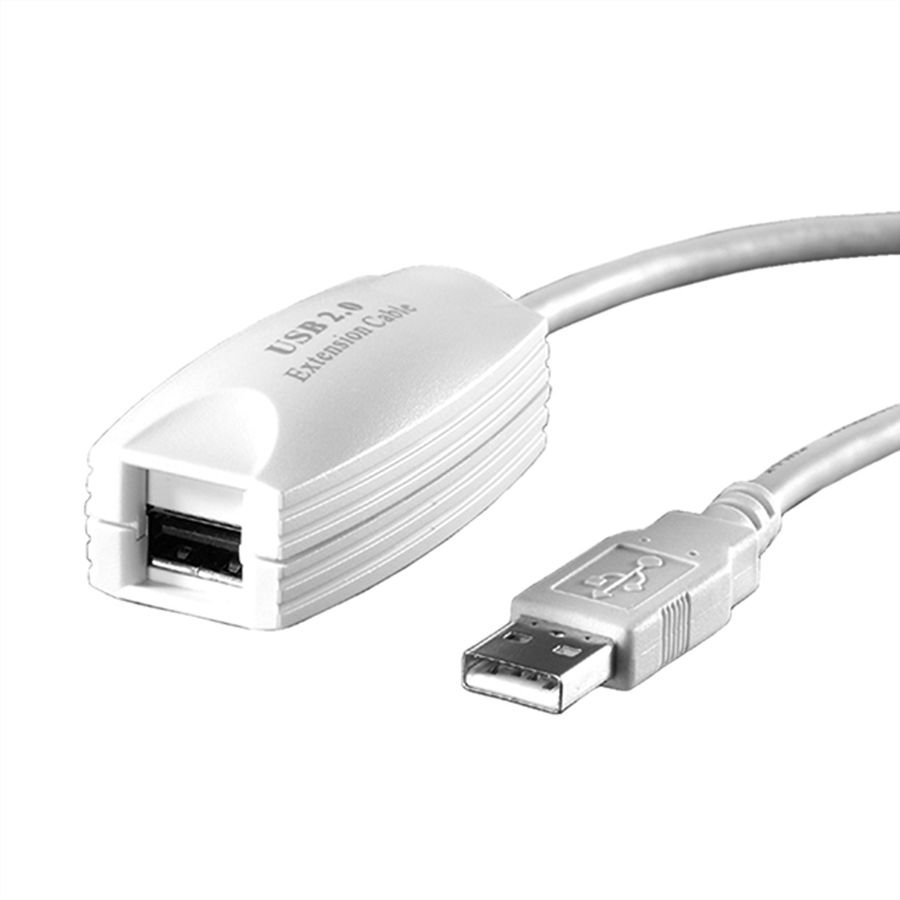 VALUE Prolongateur USB 2.0, blanc, 5 m