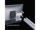 ROLINE Support LCD à gaz, fonction pivot, 5 axes de rotation, 17–49 pouces, jusqu'à 20 kg