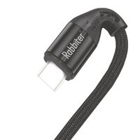 Rabbiter Power USB-C Kabel, 100W, 1.5m, schwarz, 1,5 m