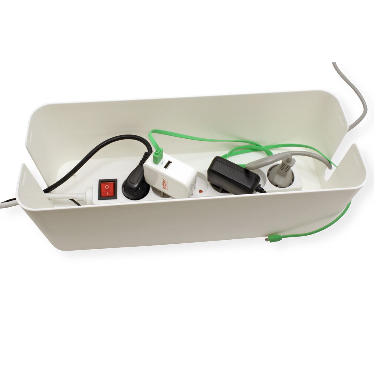 VALUE Cable Box, grand format, blanc