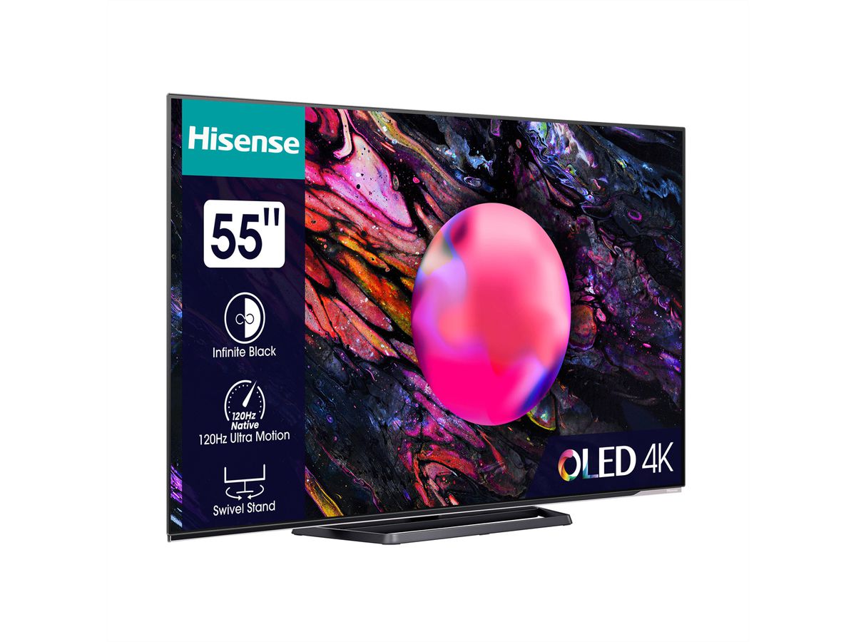 Hisense TV 55A85K, 55", 4K, OLED, 120 Hz