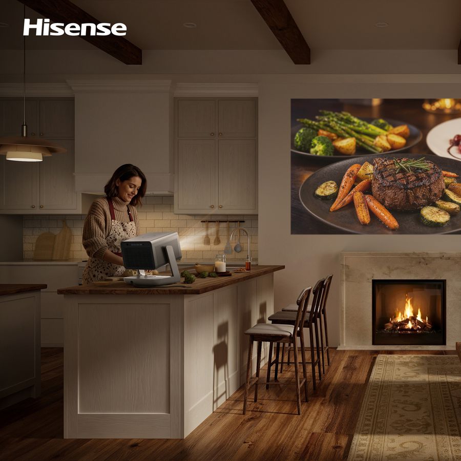 Hisense Laser Beamer C3 Ultra, 65"-300", 4000AL, 4K RGB Triple-Laser