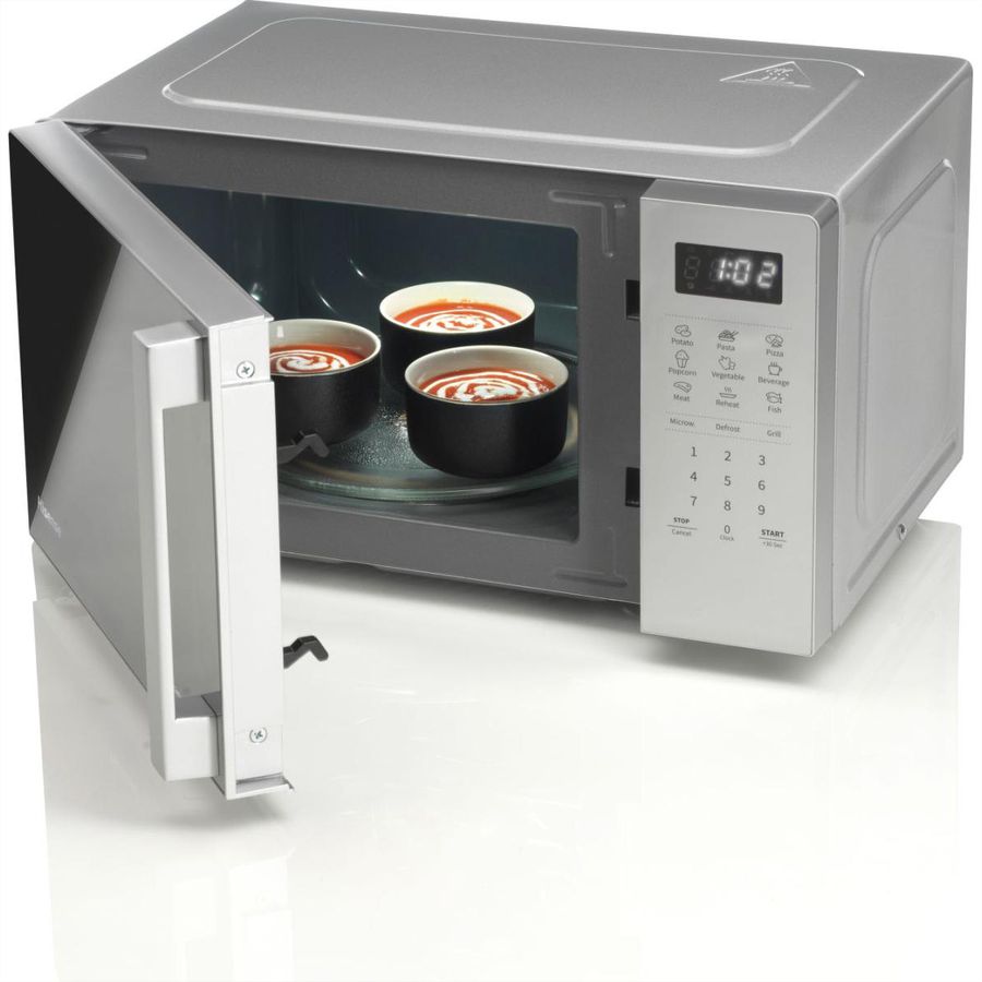 Hisense Mikrowelle H20MOMS4HG, 20L, mit Grill, silber