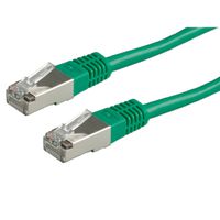 Cordon VALUE Cat.6 (Classe E) S/FTP (PiMF), vert, 0,5 m