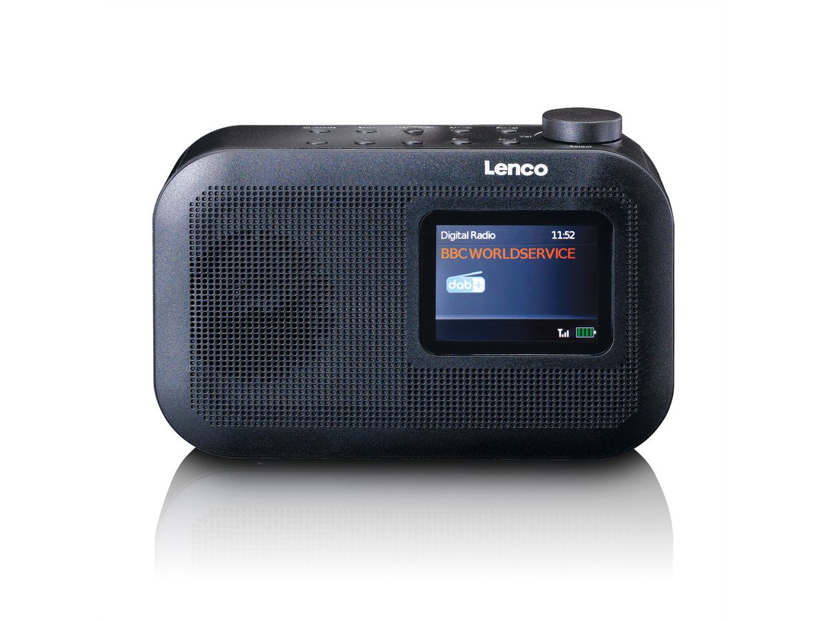 Lenco DAB+ Radio PDR-026BK, schwarz