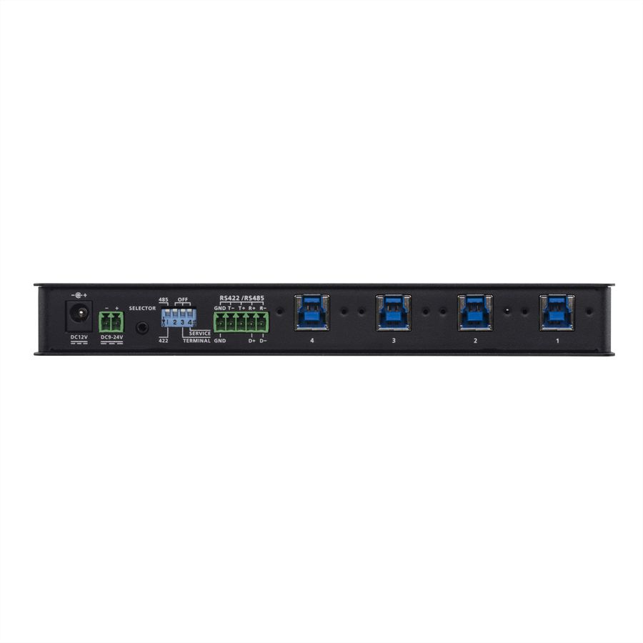 ATEN US3344i Commutateur de hub industriel USB 3.1 Gen1 4 x 4