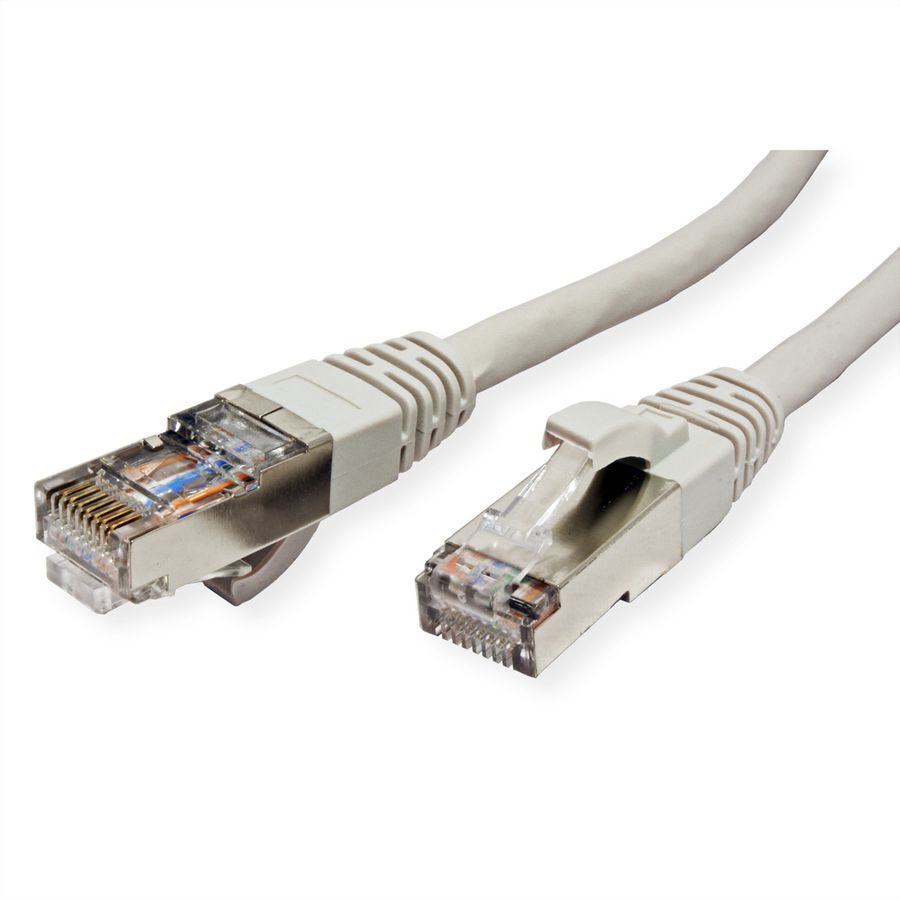 Câble ROLINE Cat.7 S/FTP, LSOH, avec connecteurs RJ45 (500MHz / Classe EA), gris, 3 m