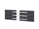 **DEMO**Hagor Rail en aluminium CPS - Rail en aluminium 500mm, noir