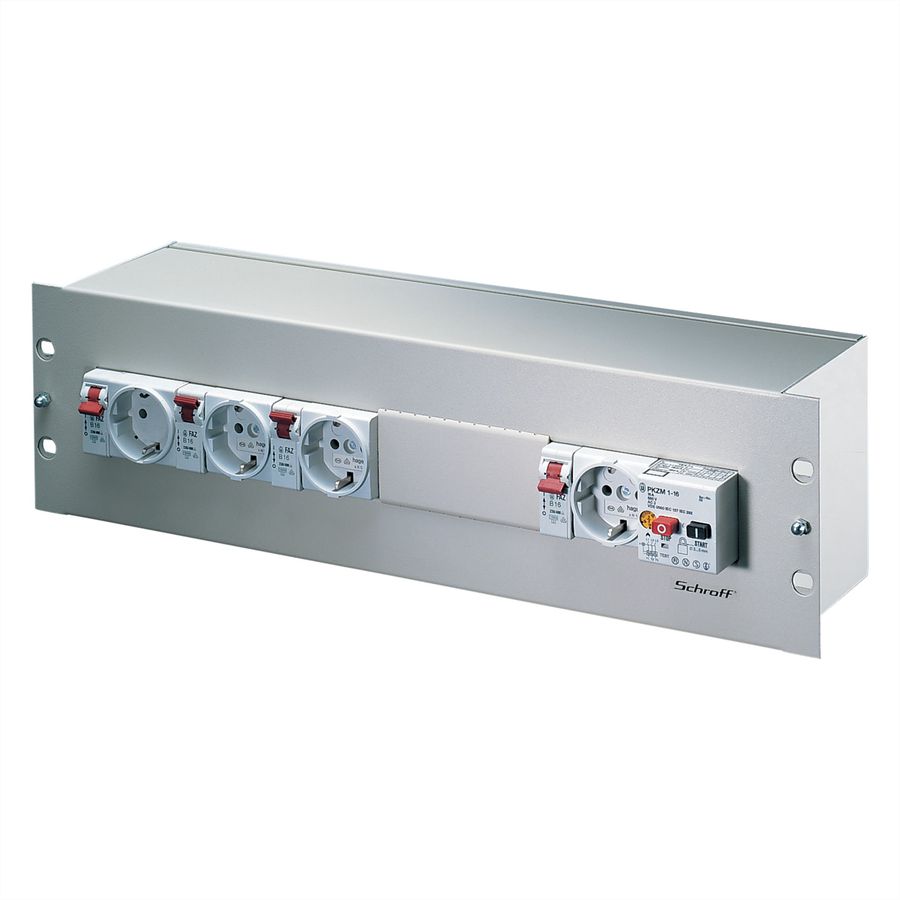 SCHROFF 19"-Verteilerbox - 19"VERSORGUNGSMODUL 3HE 150T