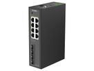 D-Link DIS-210G-12P Switch 12 ports, Smart Managed Gigabit PoE industriel