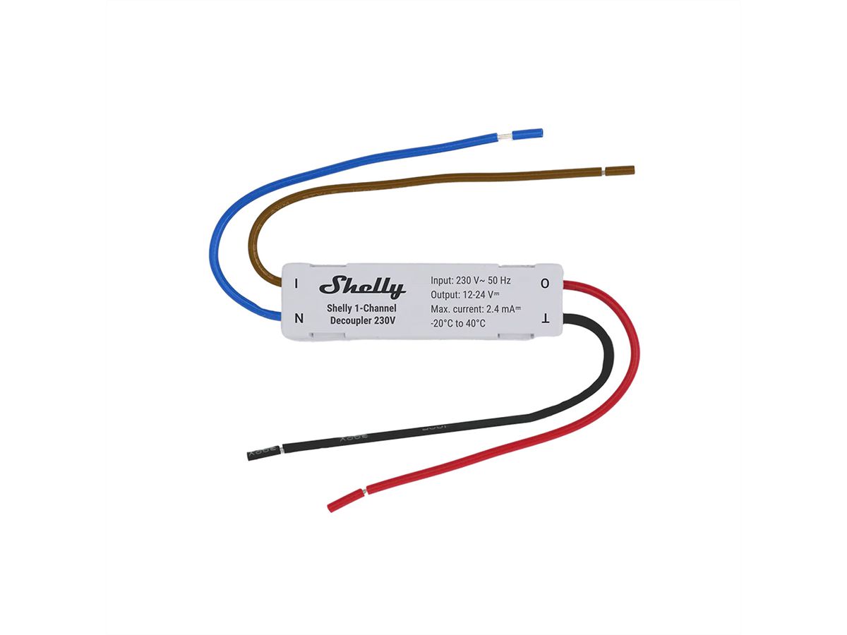 Shelly convertisseur de signal 1 Channel, 230V