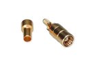 TELEGÄRTNER Prise SMB pour RG-316/U, plaqué or Connexion à souder/à sertir