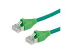DÄTWYLER Patchkabel Cat.6 (Class E) S/FTP, CU 7702 flex LSOH, AMP, grün, 70 m