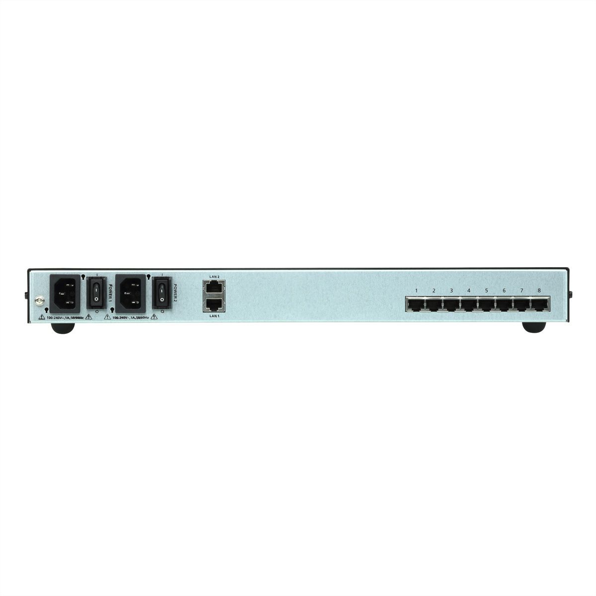 ATEN SN0108CO 8-Port Serieller Konsolen Server mit Dual-Strom/LAN