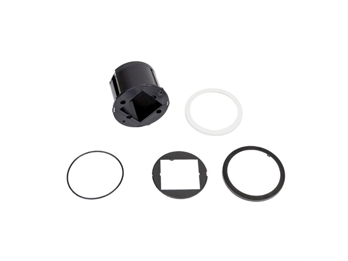 BACHMANN PIX 1x ABD avec anneaux décoratifs en blanc et noir, Chargeur USB 22W Charger, GST18
