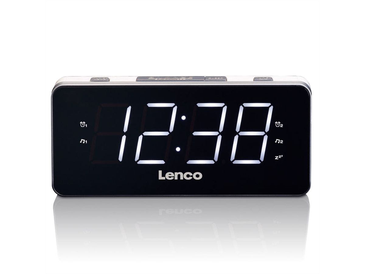 Lenco Radiowecker CR-18 White, Weiss