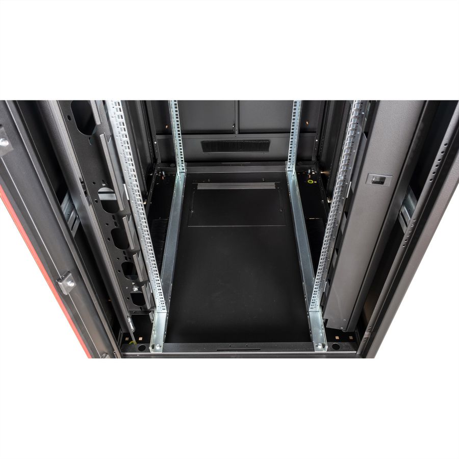 ROLINE 19-Zoll Netzwerkschrank Pro 26 HE, 800x1000 BxT Glastür schwarz