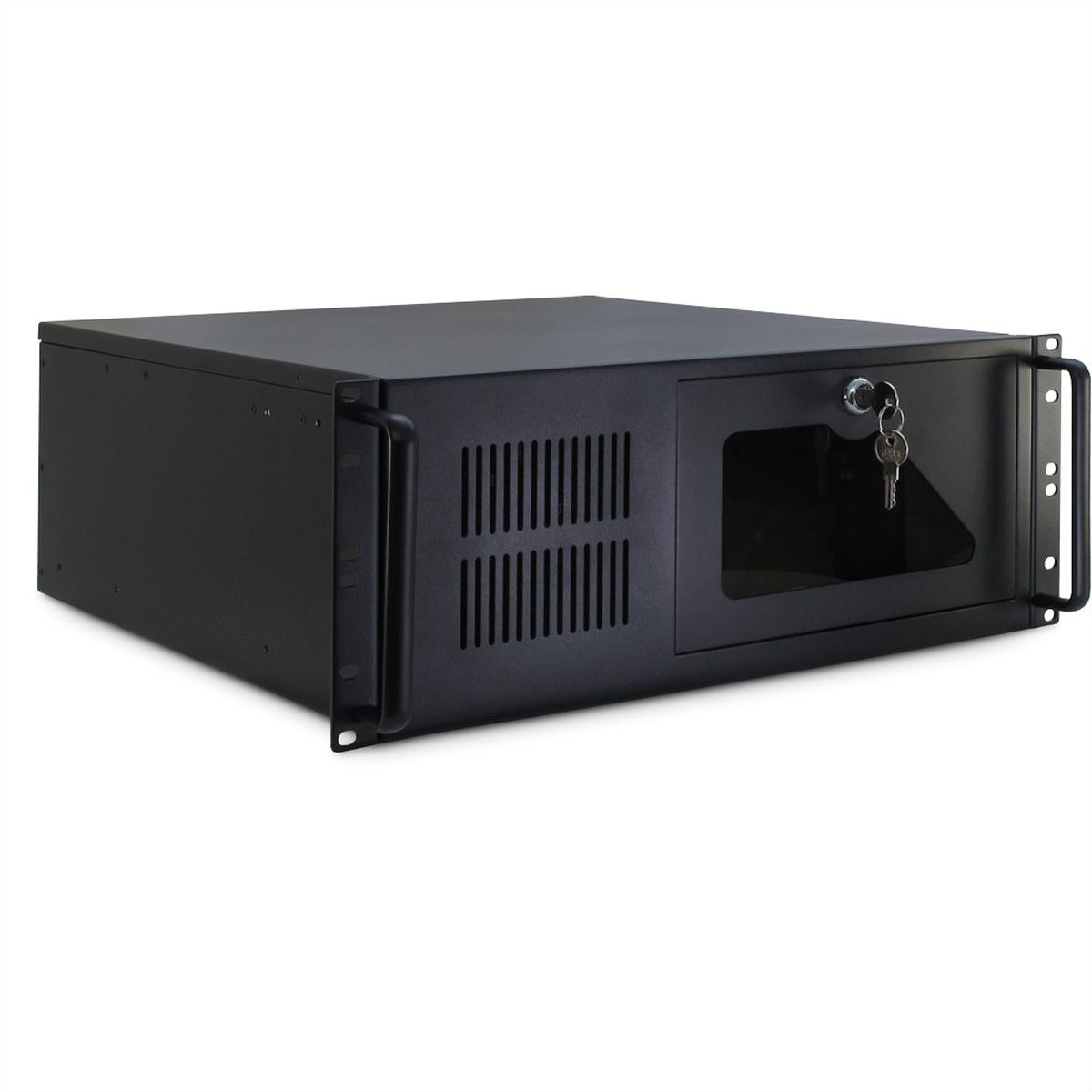 19" Servergehäuse 4U-4088-S, 4HE, STD, schwarz