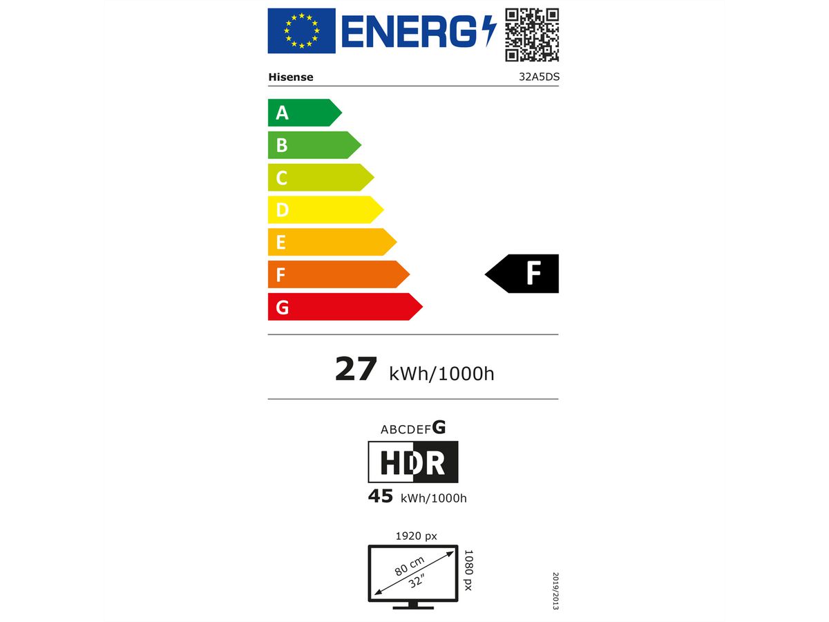 Hisense TV 32A5DS 32", QLED FHD, 60Hz