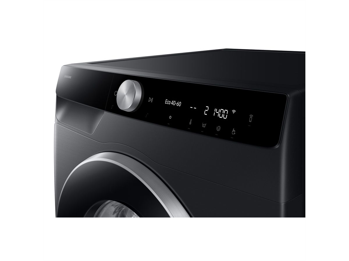 Samsung Waschmaschine WW6000 9kg, A, schwarz, AI EcobubbleTM