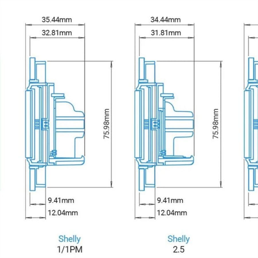Shelly Unterputz Wall Switch х1