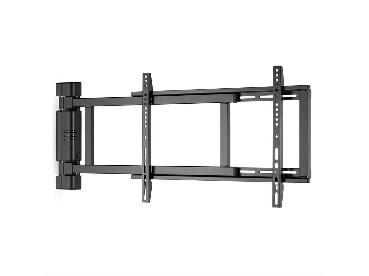 Nedis motorisierte TV-Wandhalterung 32–75" schwarz, Mur, 50 kg, orientable 170°