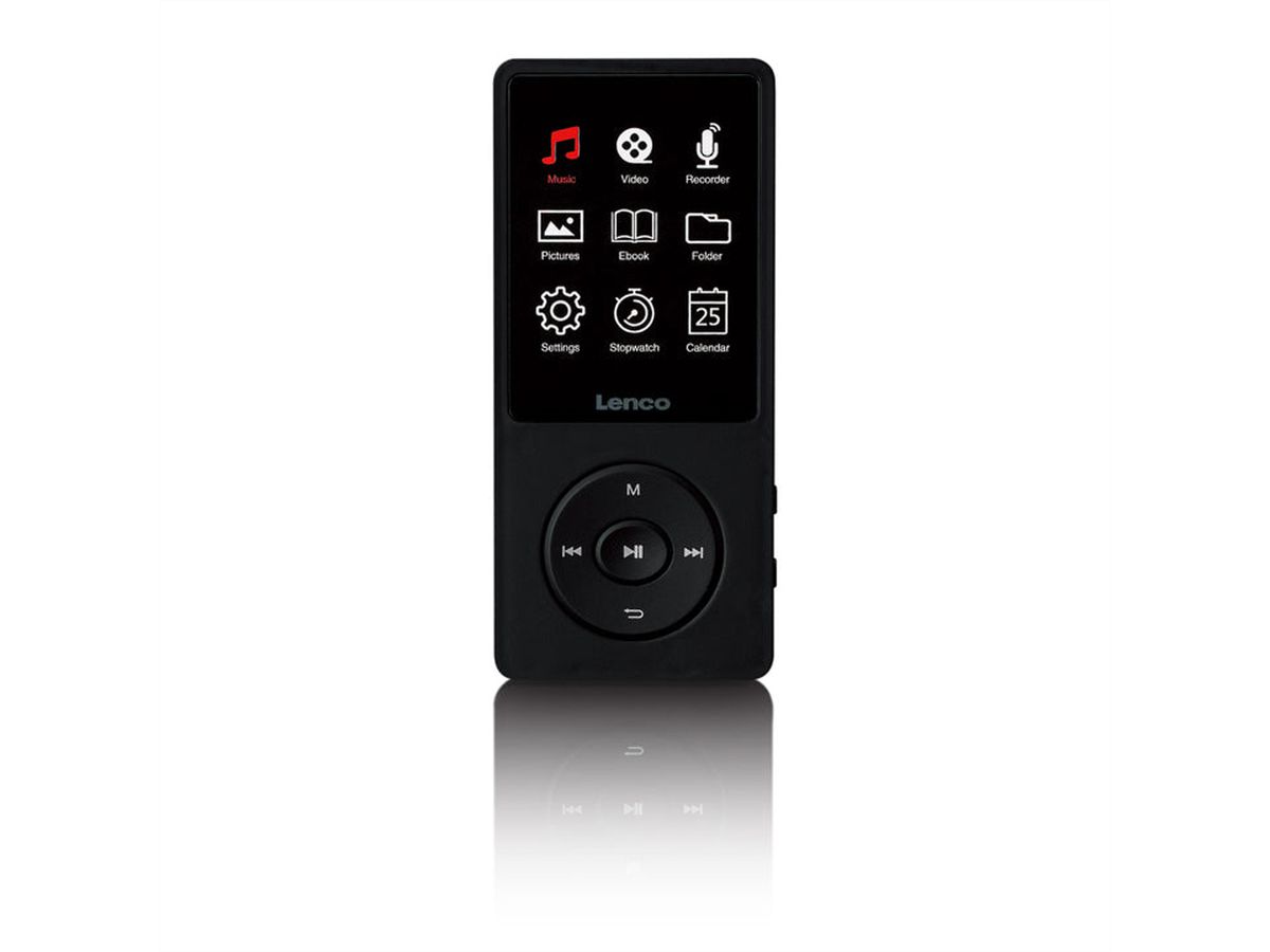 Lenco MP3 player Xemio-669BK schwarz, 2,4" Display