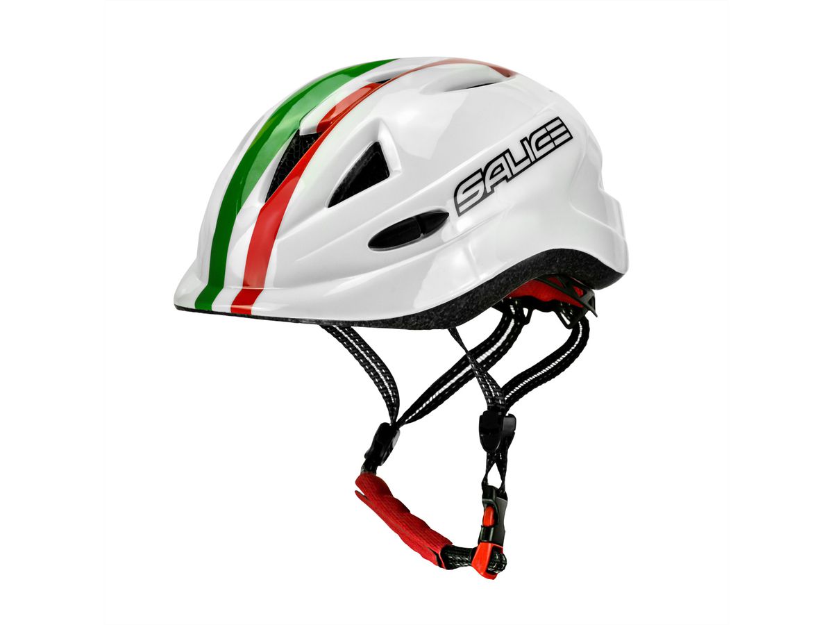 Salice Occhiali Velohelm Junior, L-XL 46-54, White ITA