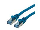 ROLINE Patchkabel Kat.6A S/FTP (PiMF), Component Level, LSOH, blau, 0,5 m