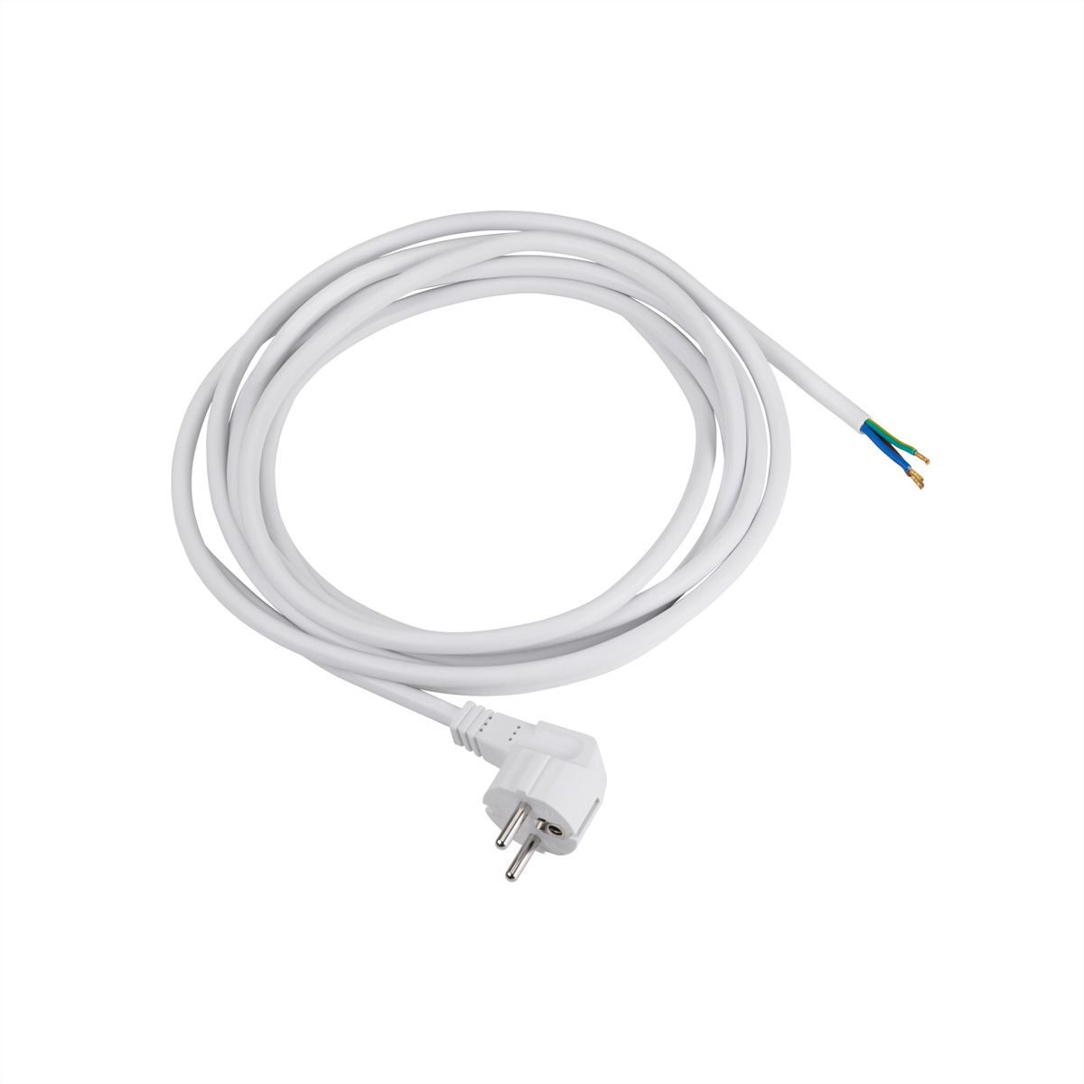 BACHMANN Zuleitung H05VV-F 3G1,5 3m, weiss, unverpackt